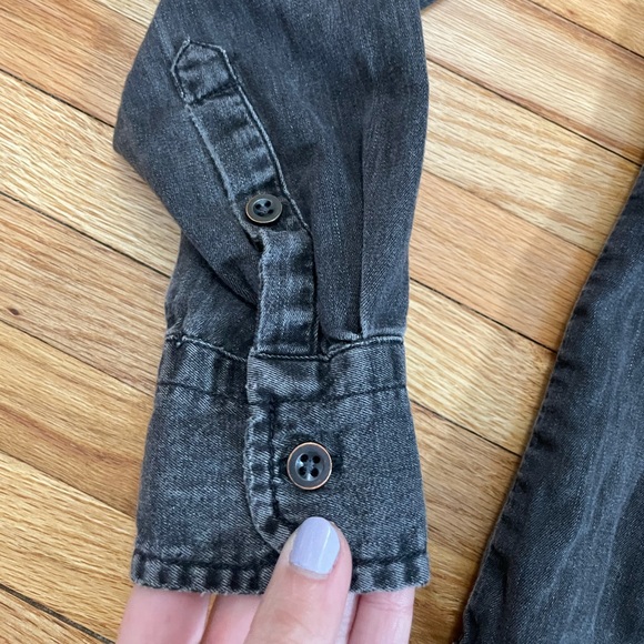 MADEWELL Charcoal Chambray Tuxedo Buttondown Shirt - Picture 10 of 15